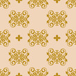 © fah - Luxury Golden Damask Seamless Wallpaper Design