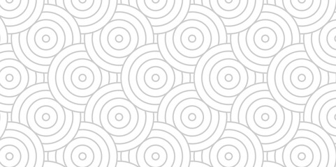 Poster - Minimal vector Overlapping Pattern Minimal diamond geometric waves spiral abstract fabric textile wave line. white and gray seamless tile stripe geometric create overlap retro line pattern background.