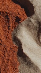 Aufkleber - Silica sand textured surface with natural contours and gentle undulating ripples symbolizing summer vacation freedom and leisure travel relaxation