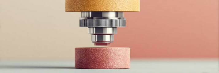 Aufkleber - Quantum Sensor Scanning Microscope Platform with Precision Mechanical Components for Atomic-Scale Imaging in Nanotechnology Marketing and Research