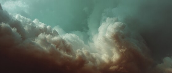Aufkleber - Dramatic Heavy Downpour Storm Cloud with Textured Swirling Edges on Transparent Background for Weather Forecast and Climate Awareness Visuals