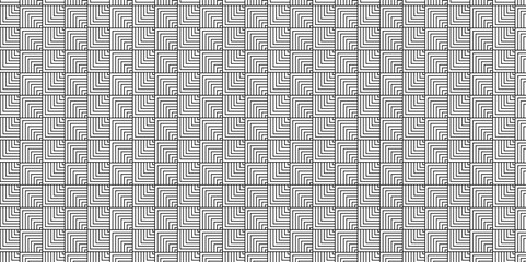 Poster - abstract overlapping vector black and gray gradient pattern grid metal lines fabric square backgroun