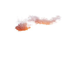 Poster - Soft Pink Powdery Substance on a Black Background Creating a Dreamy and Ethereal Visual Effect