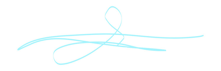 Poster - Light Blue Swirl Design Element Vector
