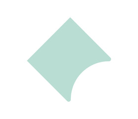 Poster - Light green abstract shape vector element