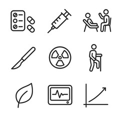 Poster - set of icons