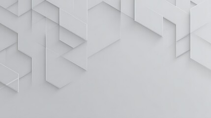 Aufkleber - Modern geometric shapes in light gray