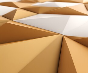 Aufkleber - Abstract geometric modern beige and white