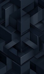 Leinwandbilder - Abstract dark geometric shapes composition background