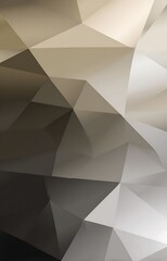 Leinwandbilder - Abstract low poly geometric gradient design