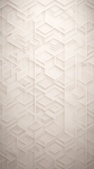 Leinwandbilder - Beige geometric modern paper cut design