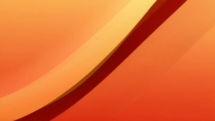 Poster - Abstract orange waves flow smoothly creating a dynamic and vibrant background