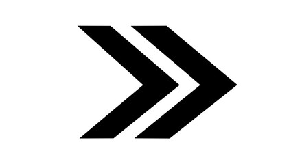 Poster - Minimalist chevron arrow design for modern web and print vector illustration