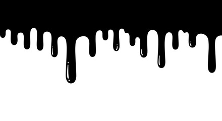 Poster - Dripping paint vector illustration design for creative backgrounds in flat style