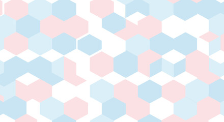 Poster - Geometric pastel pattern vector illustration for background design in flat style