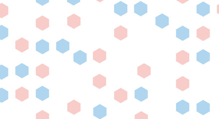 Poster - Geometric shapes pattern in flat style vector illustration for modern design projects
