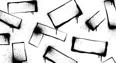 Poster - Abstract graffiti style vector illustration for urban poster design