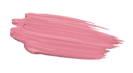 Poster - Pink brush stroke vector illustration for artistic design and graphics