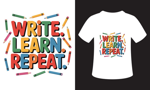 T-Shirt Design Motivational Writing