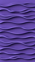 Poster - Elegant Abstract Lilac Wave Pattern Rendering for Minimalistic and Creative Artistic Compositions