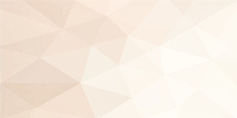 Wall Mural - Minimal light beige polygon abstract geometric background texture

