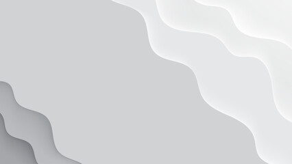 Canvas Print - abstract vector background with white lines and minimal design elements