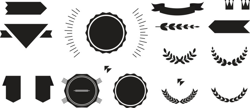 Mid-century Retro Adventure Badge Designs