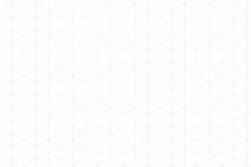 Poster - Seamless bright white subtle gray geometric pattern vector background abstract clean light isometric grid texture digital surface modern template graphic illustration wallpaper