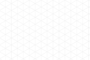 Poster - Modern clean simple geometric background featuring subtle light gray lines forming an isometric grid perfect for abstract design and digital art and technical illustration