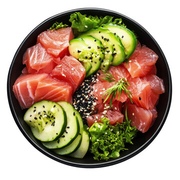 World Tuna Day, World Tuna Day image showcasing diverse tuna types, isolated on transparent background