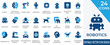 © Nagma - A modern filled icon collection featuring AI, robots, and futuristic tech elements. Perfect for technology, automation, machine learning, and innovation themes.