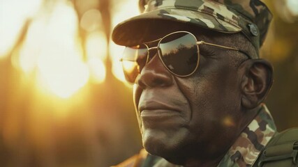 Poster - A close-up shot of someone wearing a hat and sunglasses, perfect for portraits or everyday scenes