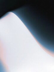 Poster - Abstract light bend with blue and pink color. Artistic soft focus image. Modern gradient background for creative design.