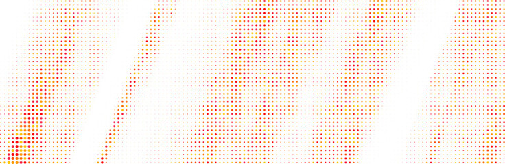 Poster - Abstract colorful halftone texture dots pattern. vector	