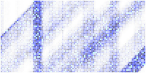 Poster - Abstract colorful halftone texture dots pattern. vector	