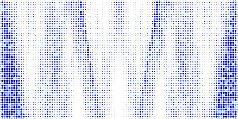 Poster - Abstract colorful halftone texture dots pattern. vector	