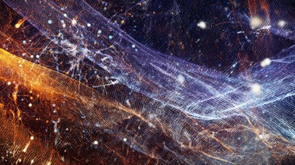 Wall Mural - Abstract Colorful Swirling Space Design
