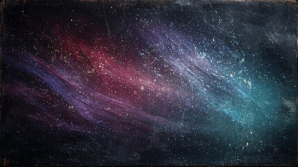 Wall Mural - Colorful Abstract Nebula Space Background