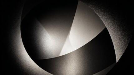 Wall Mural - abstract geometric design with dark gray and white shapes