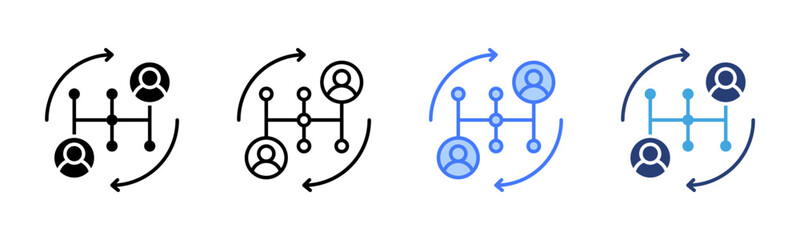Poster - Change Management icon sheet multiple style collection