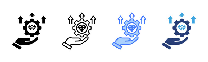 Poster - Value icon sheet multiple style collection