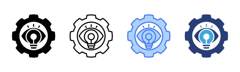 Poster - Vision icon sheet multiple style collection