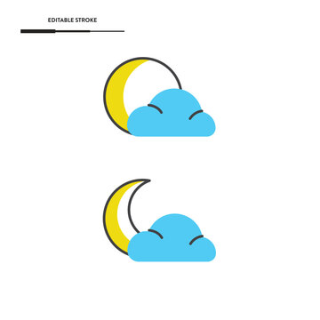 Weather Icon Vector Design.