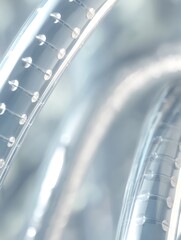 Poster - Abstract glass structure in subtle light