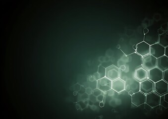 Poster - Molecular structure technology innovative science background