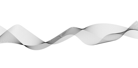 Poster - Abstract background with business lines. Technology, data science, geometric border pattern. Isolated on white background. Vector illustration.