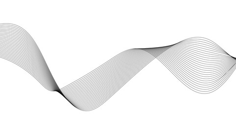Poster - Abstract background with business lines. Technology, data science, geometric border pattern. Isolated on white background. Vector illustration.