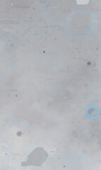 Poster - Minimalist abstract futuristic technology circuit board