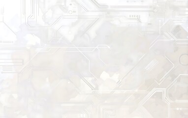 Poster - Subtle tech patterns in neutral palette