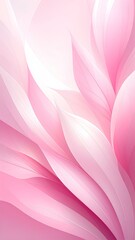 Poster - abstract soft smooth pink leaves background